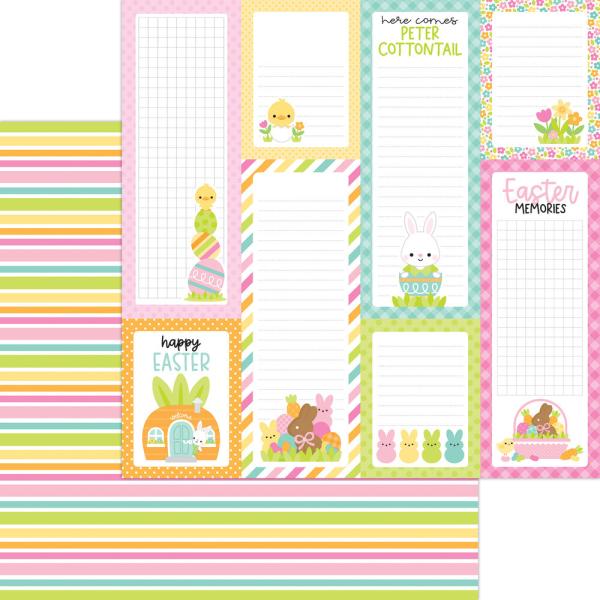 Doodlebug Design - Designpapier "Bunny Hop" Paper Pack 6x6 Inch - 24 Bogen