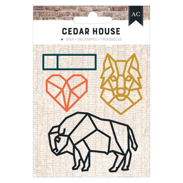 American Crafts - Stanzschablone "Cedar House" Dies