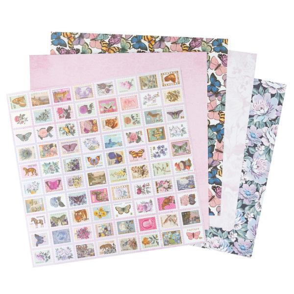 American Crafts - Designpapier "Dreamer" Paper Pack 12x12 Inch - 24 Bogen