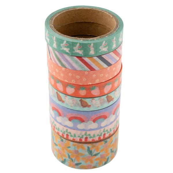 American Crafts - Decorative Tape "Pebbles Sunny Bloom" Washi Tape