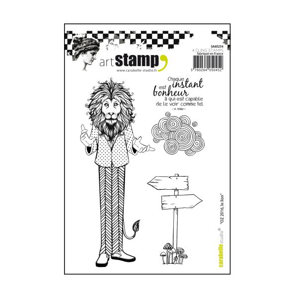 Carabelle Studio - Gummistempelset "Oz 2016. Le Lion" Cling Stamp Art