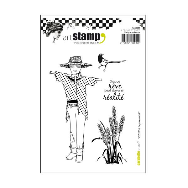 Carabelle Studio - Gummistempelset "Oz 2016. L'Épouventail" Cling Stamp Art