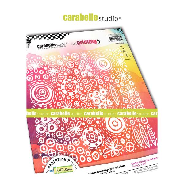 Carabelle Studio - Druckplatte "Carré Doodle Bug" Art Printing