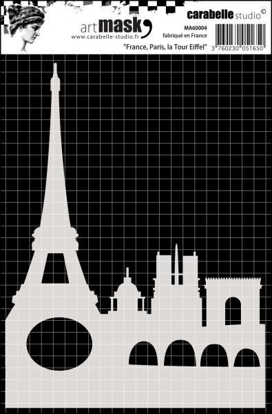 Carabelle Studio - Schablone 11x14,50cm "Paris" Stencil