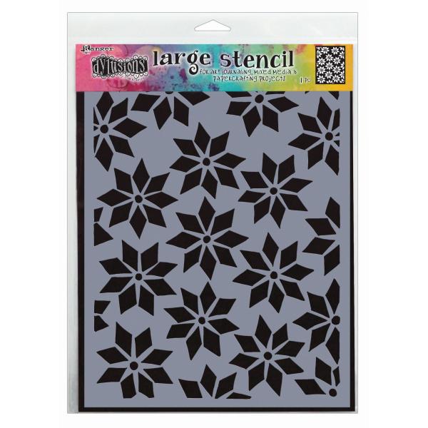 Ranger - Schablone "Star Flurry Large" Dylusions Stencil