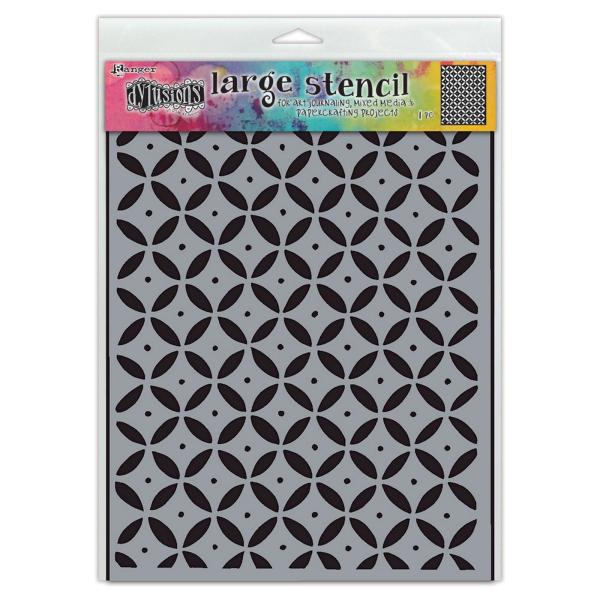 Ranger - Schablone "Dot Grid Large" Dylusions Stencil