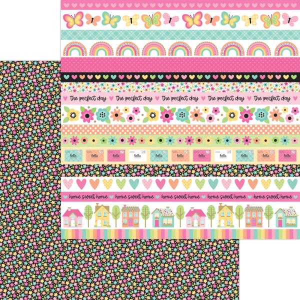 Doodlebug Design - Designpapier  "Hello Again " Paper Pack 12x12 Inch - 12 Bogen