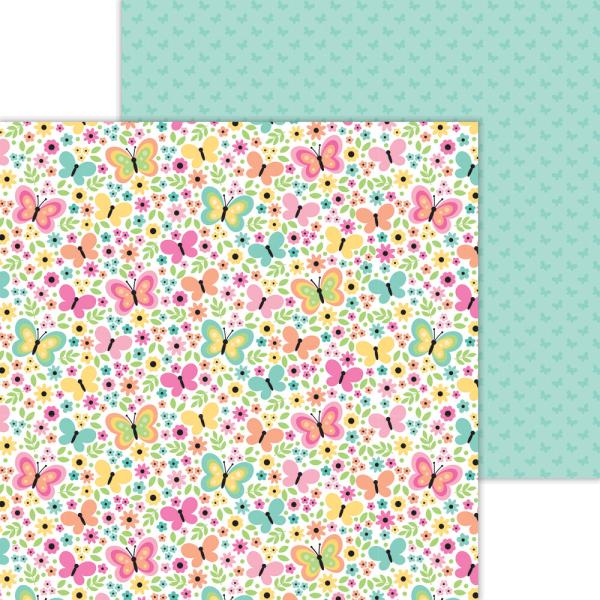 Doodlebug Design - Designpapier  "Hello Again " Paper Pack 12x12 Inch - 12 Bogen