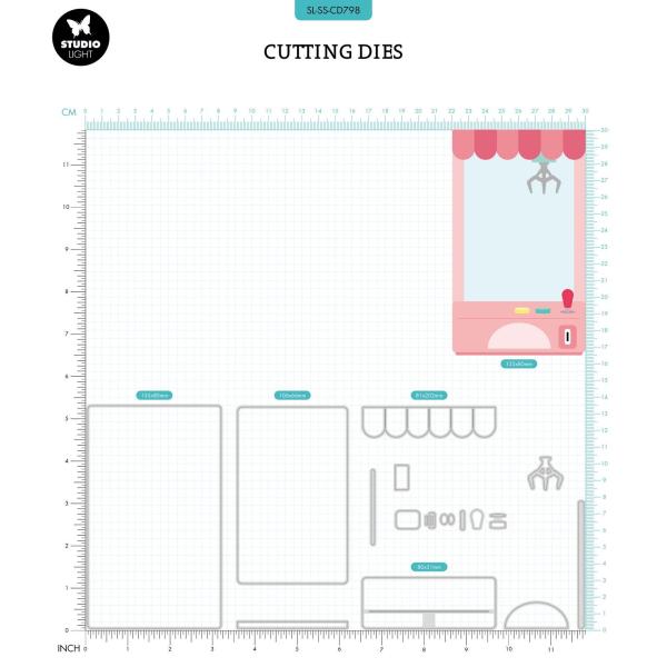 Studio Light - Stanzschablone "Claw Machine" Dies