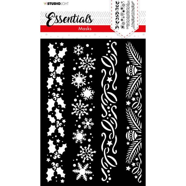 Studio Light - Schablone "Christmas Vertical borders Nr.37" Stencil  