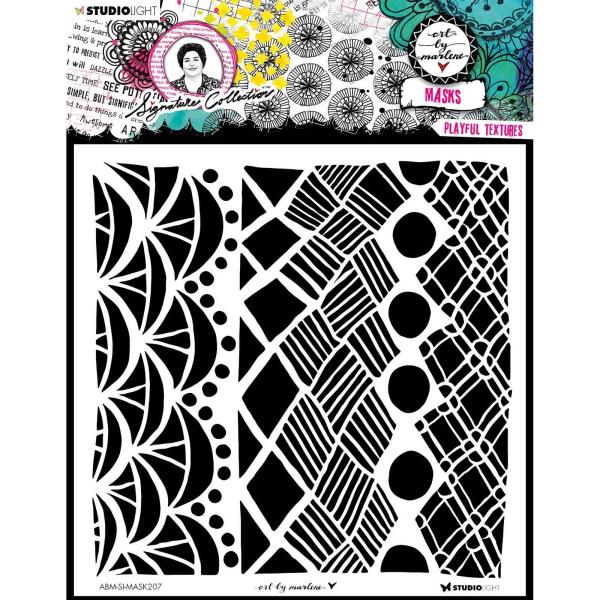 Studio Light - Schablone "Playful Textures" Stencil Design by Art by Marlene