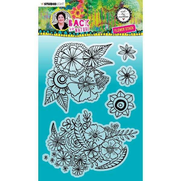 Studio Light - Stempelset "Flower Stack" Clear Stamps Design by Art by Marlene