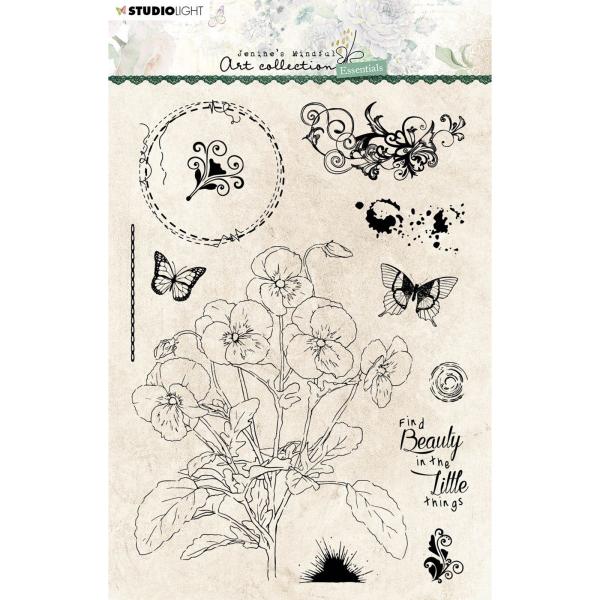 Studio Light - Stempelset "Violets nr.67" Clear Stamps Design by Jenine's Mindful Art