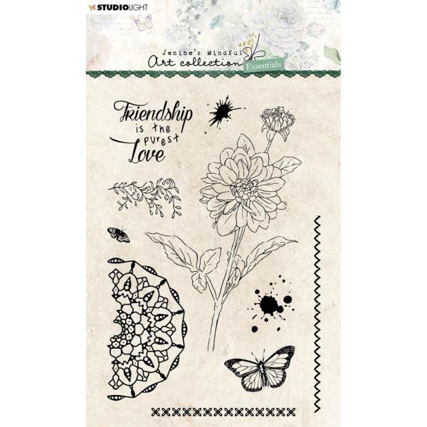 Studio Light - Stempelset "Dahlia nr.65" Clear Stamps Design by Jenine's Mindful Art