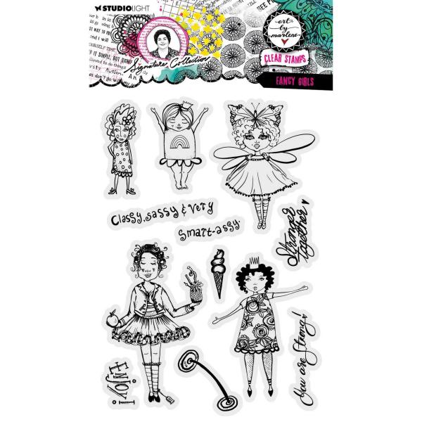 Studio Light - Stempelset "Fancy Girls" Clear Stamps Design by Art by Marlene