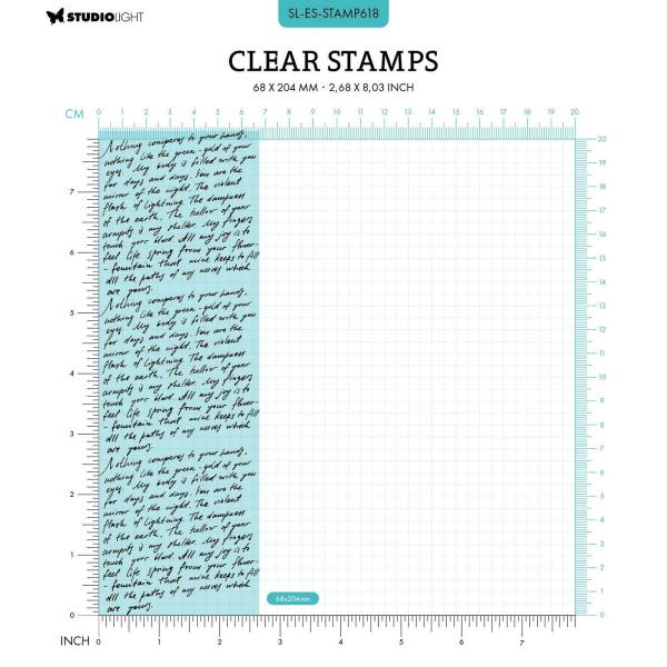 Studio Light - Stempel "Script Background" Clear Stamps