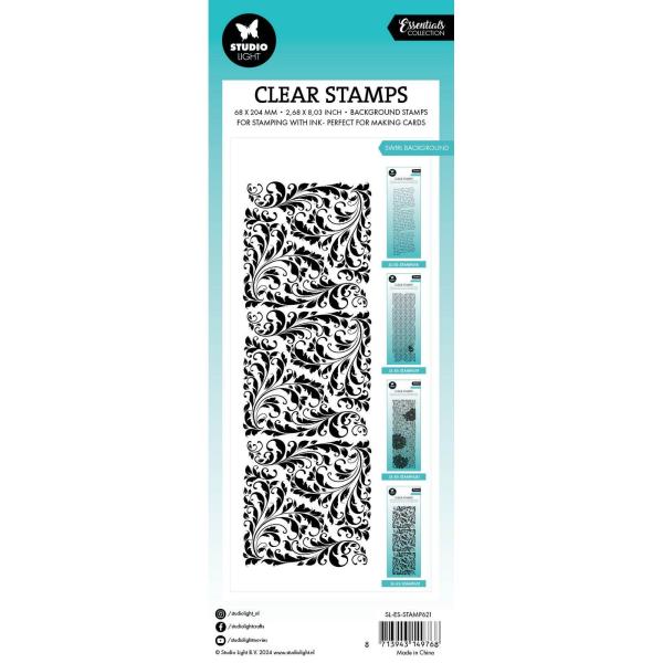 Studio Light - Stempel "Swirl Background" Clear Stamps