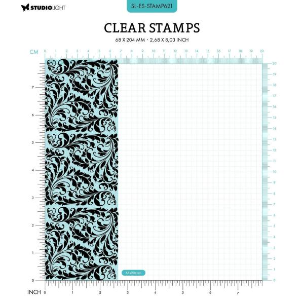 Studio Light - Stempel "Swirl Background" Clear Stamps