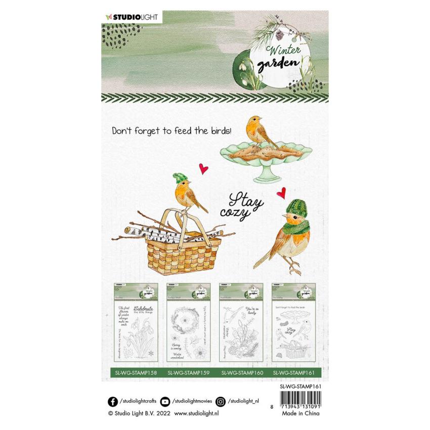 Studio Light - Stempelset "Bird watching" Clear Stamps