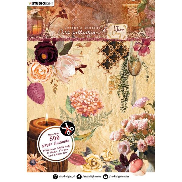 Studio Light - Stanzteile "Warm & Cozy" Die Cut Block - 20 Bogen