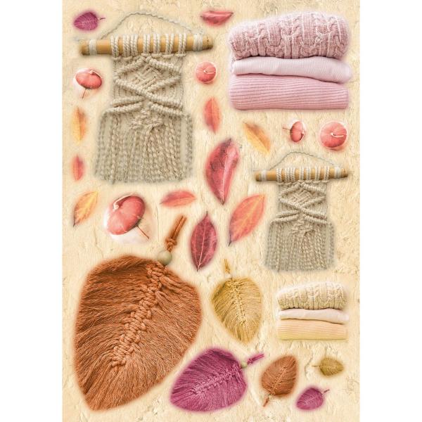 Studio Light - Stanzteile "Warm & Cozy" Die Cut Block - 20 Bogen