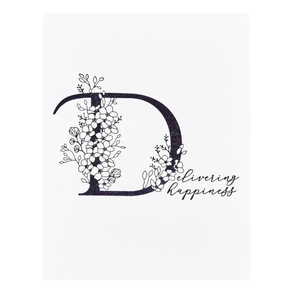 Spellbinders - Buchdrucktechnik "Every Occasion Floral D and Sentiment" Press Plate