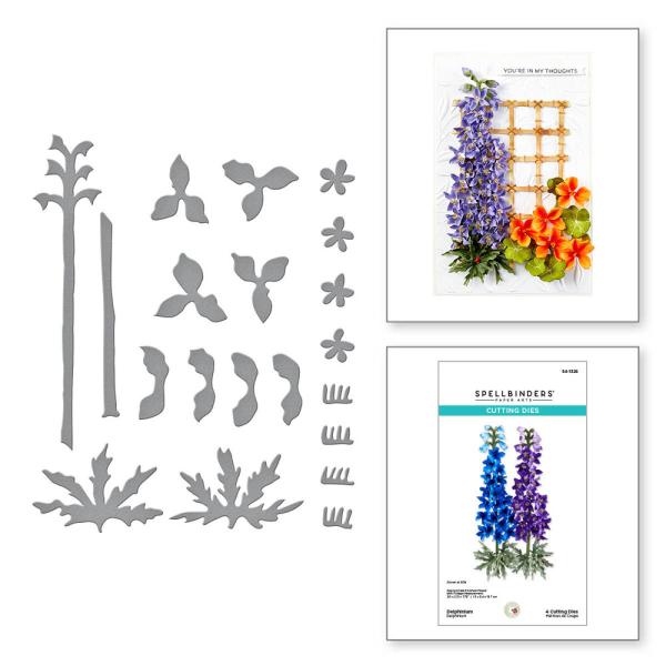 Spellbinders - Stanzschablone "Delphinium" Dies