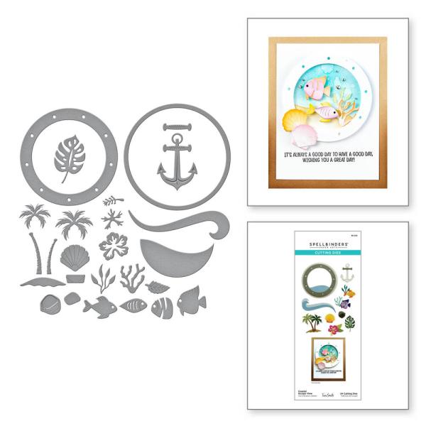 Spellbinders - Stanzschablone "Coastal Escape View" Dies