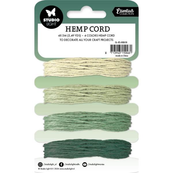 Studio Light - Hemp Cord "Shades Of Green"