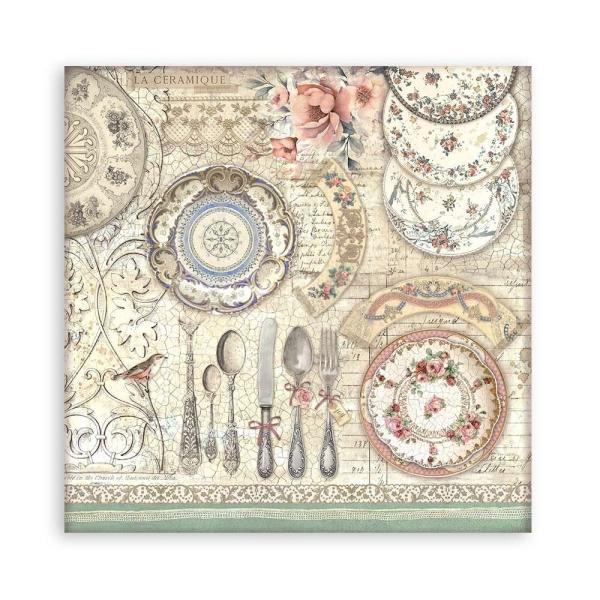 Stamperia - Designpapier "Brocante Antiques" Paper Pack 12x12 Inch - 10 Bogen