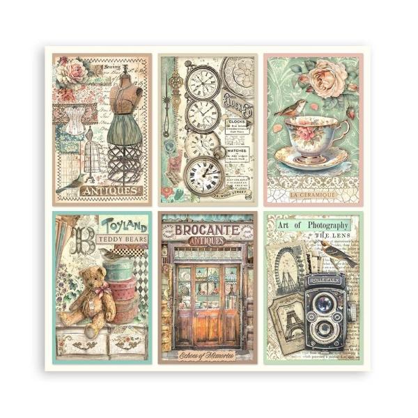 Stamperia - Designpapier "Brocante Antiques" Paper Pack 12x12 Inch - 10 Bogen