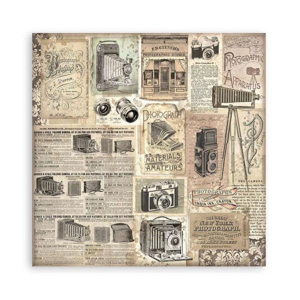 Stamperia - Designpapier "Brocante Antiques" Paper Pack 8x8 Inch - 22 Bogen