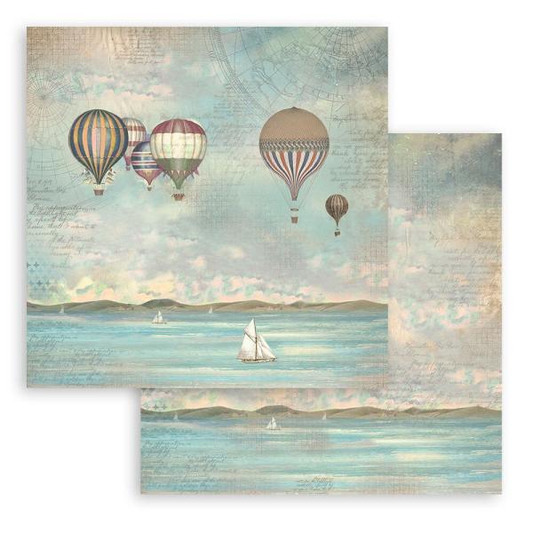 Stamperia - Designpapier "Sea Land" Paper Pack 8x8 Inch - 10 Bogen