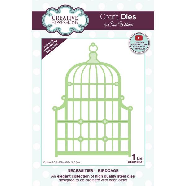 Creative Expressions - Stanzschablone "Birdcage" Craft Dies Design by Sue Wilson