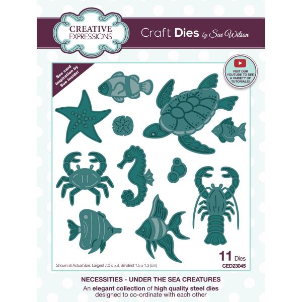 Creative Expressions - Stanzschablone "Under The Sea" Craft Dies Design by Sue Wilson