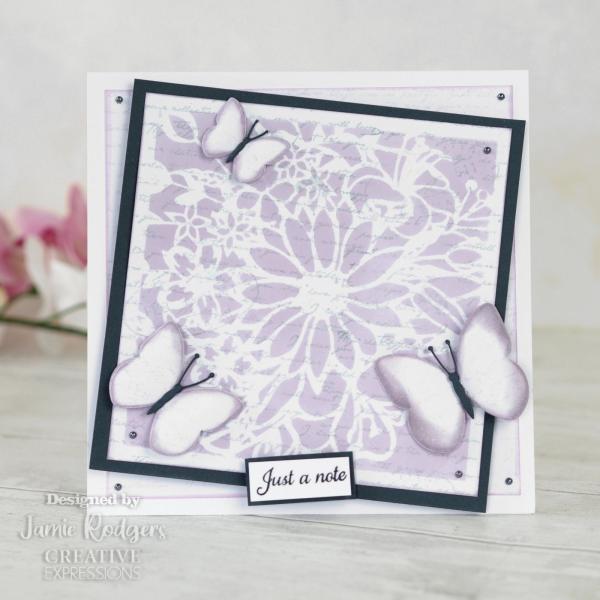 Creative Expressions - Stempelset "Just a note" Clear Stamps 21x14,8cm Design by Jamie Rodgers