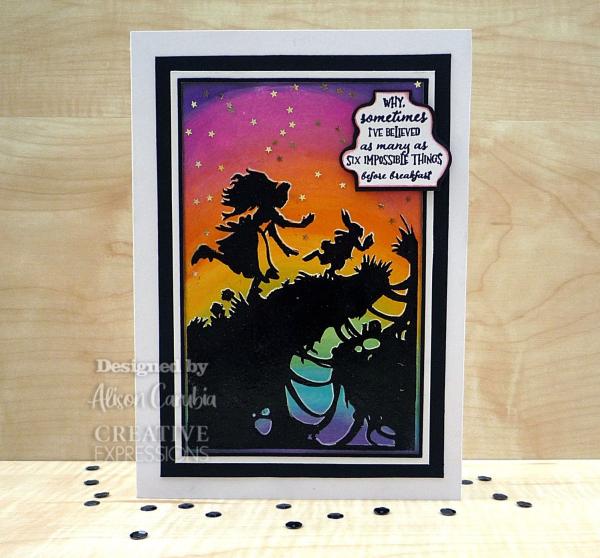 Creative Expressions - Stempelset A6 "Greetings from Wonderland" Clear Stamps