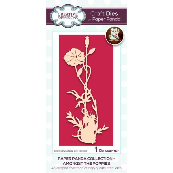 Creative Expressions - Stanzschablone "Among the poppies" Craft Dies Design by Paper Panda