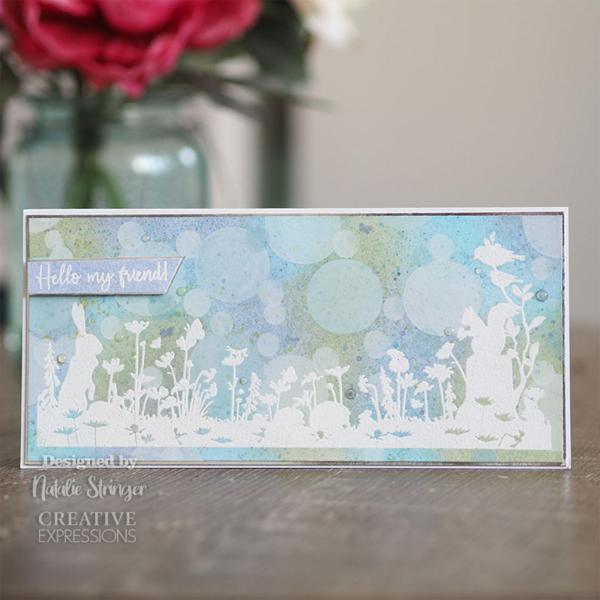 Creative Expressions - Gummistempel "Meadow view" Rubber Stamp