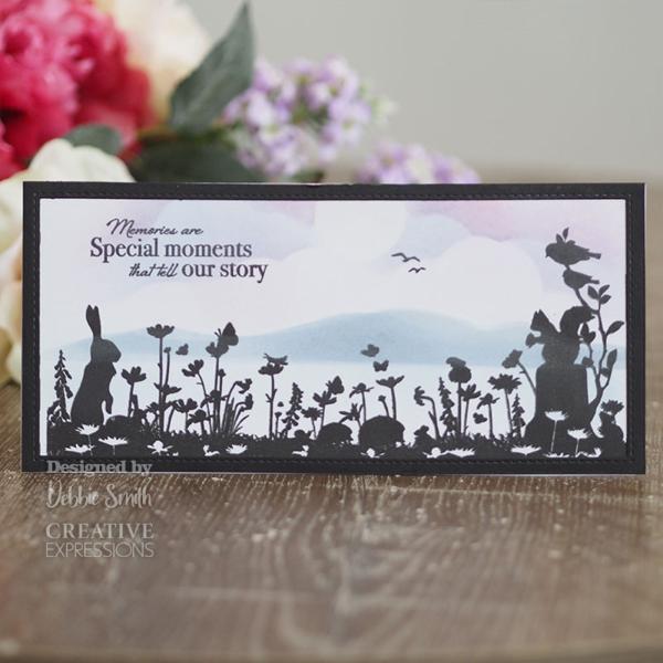 Creative Expressions - Gummistempel "Meadow view" Rubber Stamp