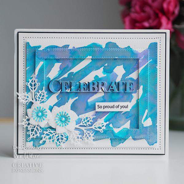 Creative Expressions - Stempelset & Stanzschablone "Bold Words Celebrate" Clear Stamps & Craft Dies