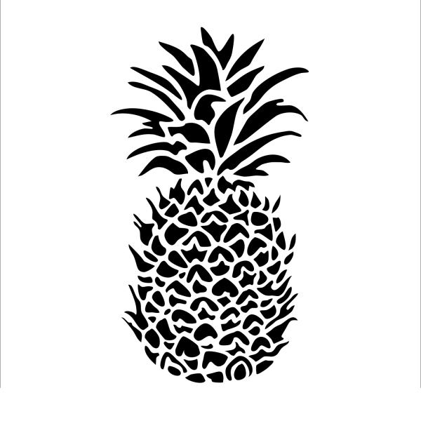 The Crafters Workshop - Schablone 30x30cm "Pineapple" Template