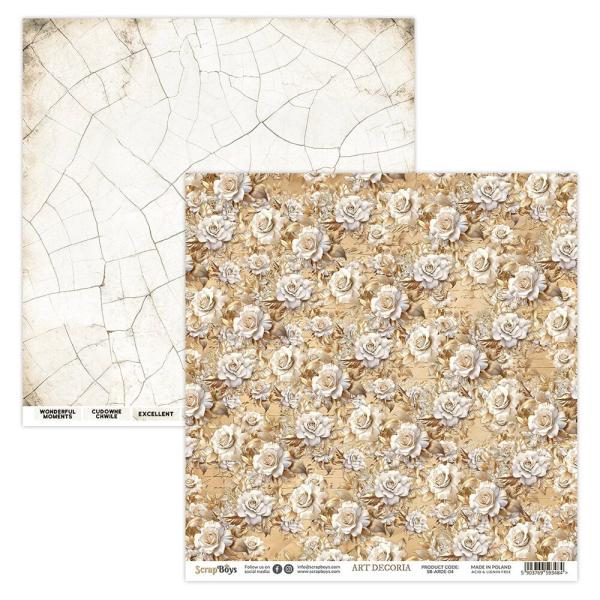 ScrapBoys - Designpapier "Art Decoria" Paper Pack 12x12 Inch - 12 Bogen