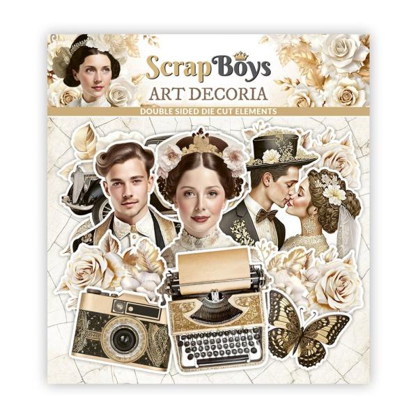 ScrapBoys - Stanzteile "Art Decoria Double" Die Cuts