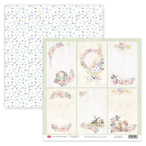 Craft & You Design - Designpapier "Wonderful Day" Paper Pad 12x12 Inch - 12 Bogen