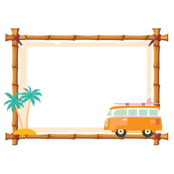 Simple Stories - Chipboard Frames "Just Beachy" 