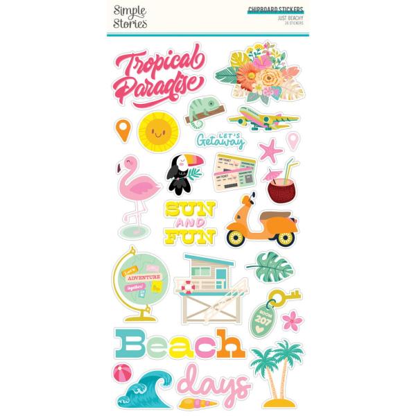 Simple Stories - Collectors Essential Kit "Just Beachy" 12 Bogen Designpapier