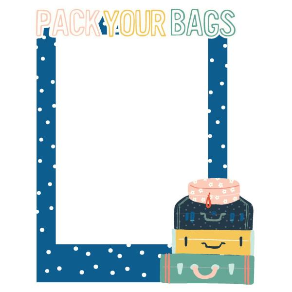 Simple Stories - Chipboard Frames "Pack Your Bags" 