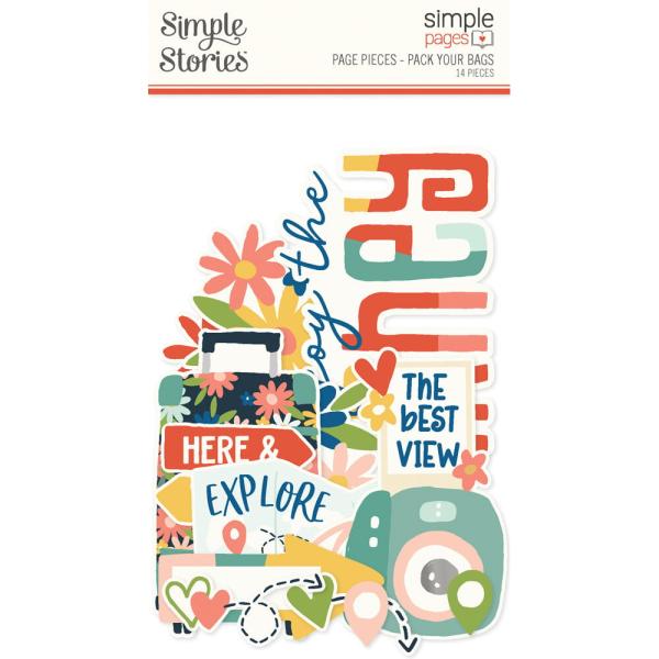 Simple Stories - Collectors Essential Kit "Pack Your Bags" 12 Bogen Designpapier