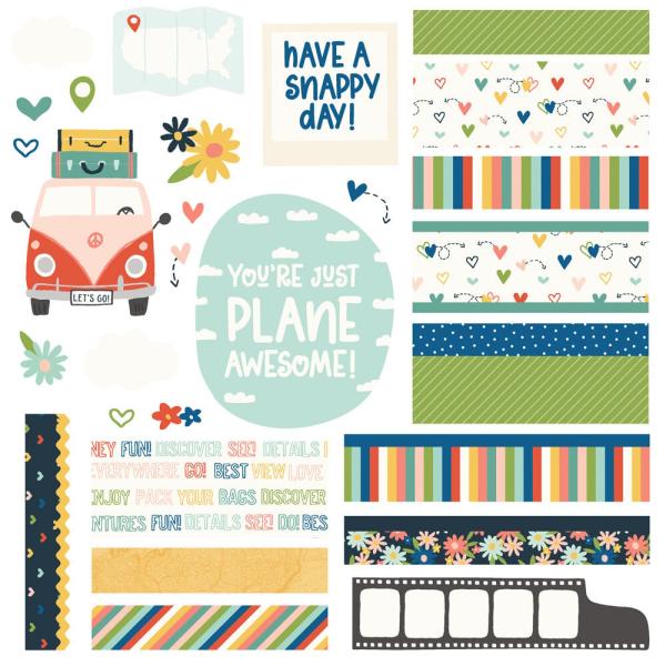 Simple Stories - Cards Kit "Pack Your Bags"